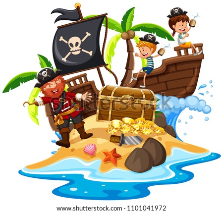 Pirate Ship Drawing For Kids | Free download on ClipArtMag