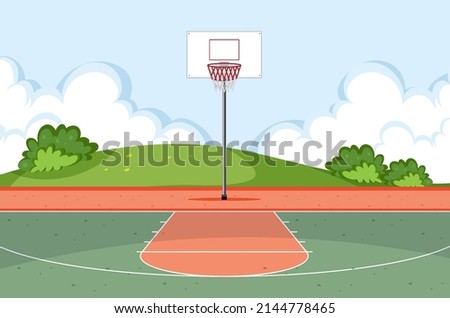 Basketball Court Drawing | Free download on ClipArtMag