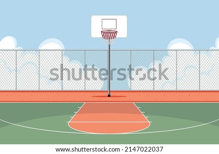 Basketball Court Drawing | Free download on ClipArtMag