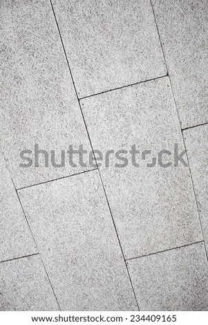 Striped tiles on urban land, construction