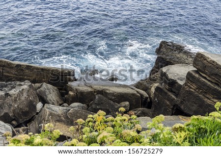 Ocean rocks in Spain