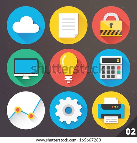 Vector Icons for Web and Mobile Applications. Set 2.