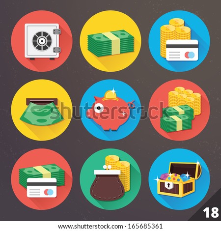 Vector Icons for Web and Mobile Applications. Set 18.