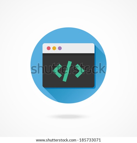 Vector Coding Icon