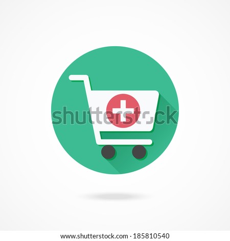 Vector Shopping Cart Add to Cart Icon