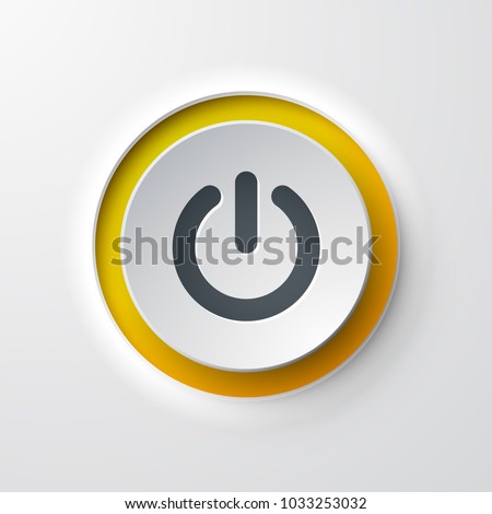 web icon push-button power