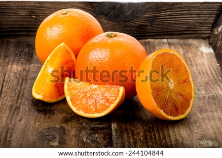 Blood Orange fresh cut