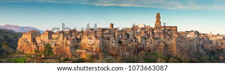 Similar – Image, Stock Photo Idyllic Rural Tuscany Summer Landscape