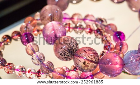 purple bracelet gemstone tourmaline quartz