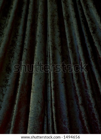 Black theater curtain