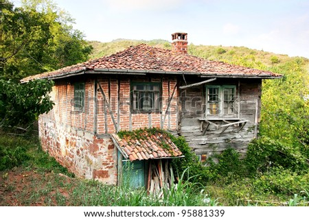 Abandoned village house at Amasra Country, Turkey