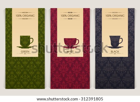 tea label templates
