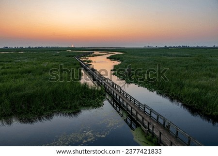 Similar – Image, Stock Photo Aerial View Green Marsh And River Landscape In Summer Day. Top View Of Beautiful European Nature From High Attitude In Summer Season. Drone View. Bird’s Eye View