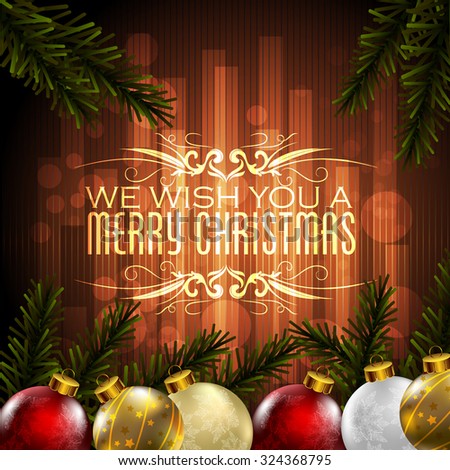 Christmas Background Stock Vector Illustration 324368795 : Shutterstock