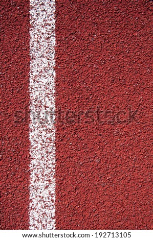 Running track rubber cover texture with line for background