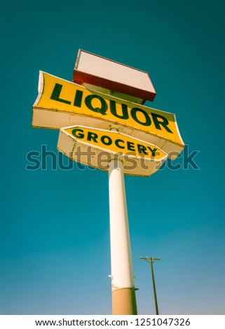 Similar – Image, Stock Photo Driving through Los Angeles in a convertible. LA, California.