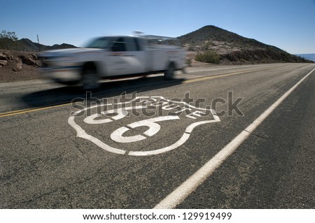 route 66 pick up truck