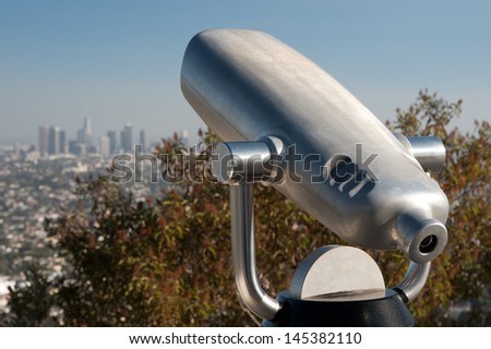 Los angeles coin operated telescope