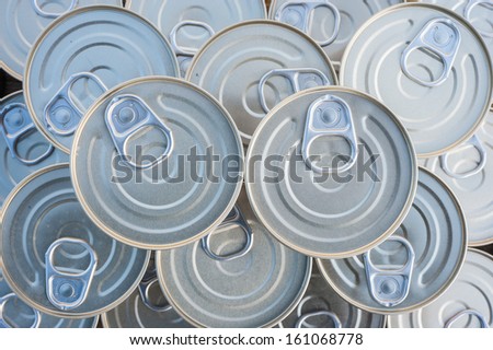 Canned goods with pull rings