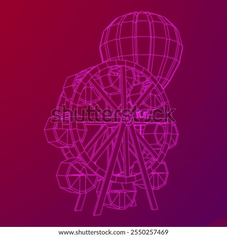 Similar – Image, Stock Photo aviation Ferris wheel