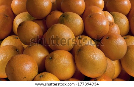 Pile of Orange.Full in frame shot and close-up shot.