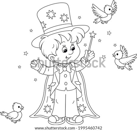 coloring pages of the illusionist