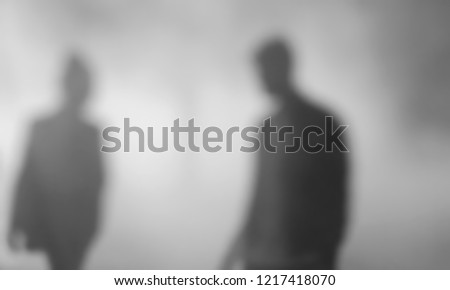 Similar – Foto Bild Die unscharfe Silhouette eines mit bunten Lichterketten geschmückten Treckers in der Adventszeit