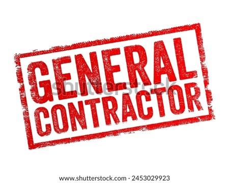 General Contractor is a professional who oversees and manages construction projects from start to finish