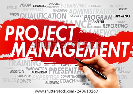 Project Management word cloud, business concept