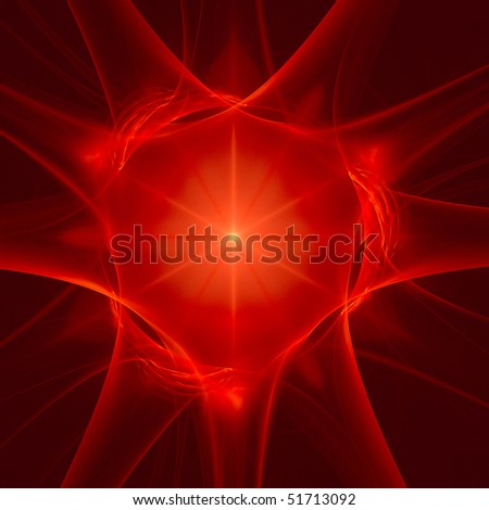 good abstract figure to background. fractal rendered
