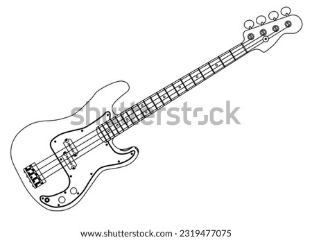 Guitar Cartoon Drawing | Free download on ClipArtMag