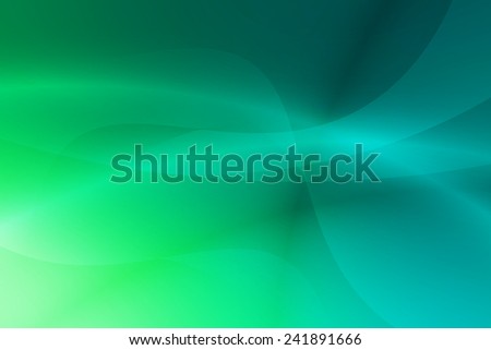 green to blue gradient with swirl and curve abstract background