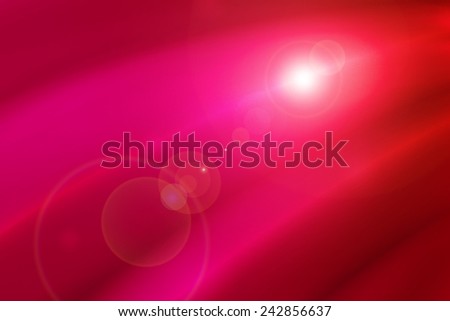 red to pink gradient abstract background with light flare