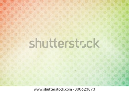 gradient color with grunge paper  texture and polka dot abstract background