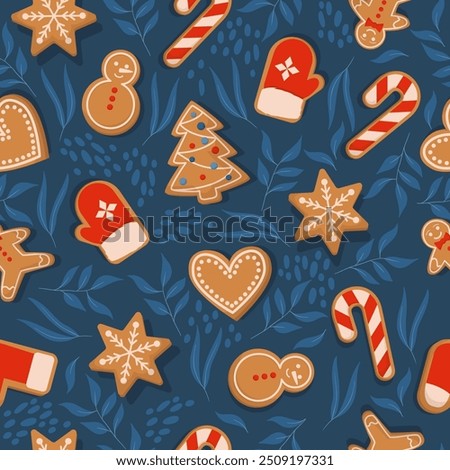 Similar – Image, Stock Photo In the Christmas bakery