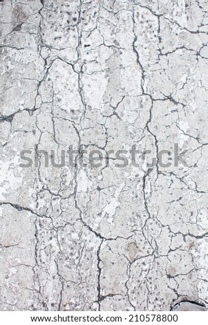 closeup of cracks road background