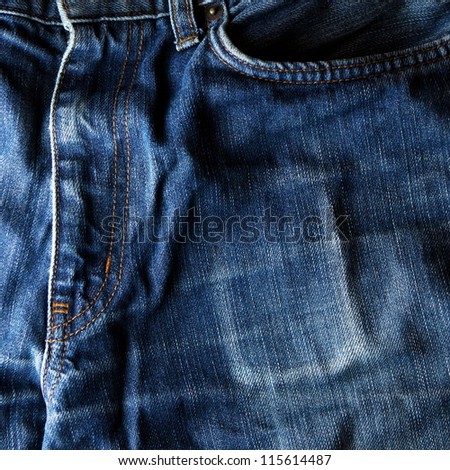 Smart phone fade. Jeans with a smartphone in pocket, Silhouette of a smartphone showing by faded denim