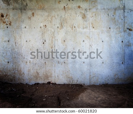 Grungy urban concrete wall