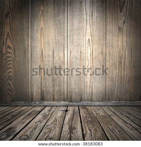 Old asian style wood room Foto stock © 