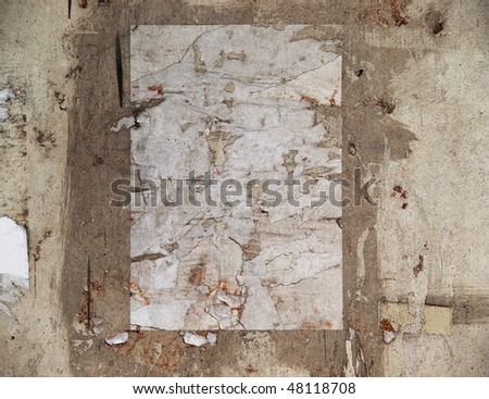 Similar – Image, Stock Photo Torn Paper remnants Poster