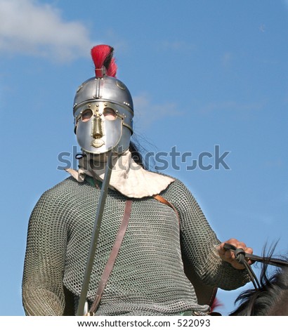 Roman Horseman with sword