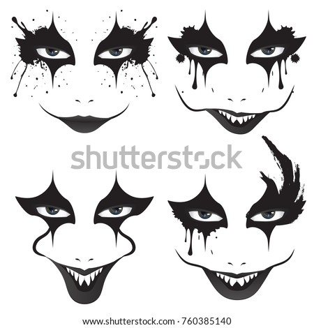 Halloween Creepy Roblox Sticker Costume Makeup Creepy Face Png Stunning Free Transparent Png Clipart Images Free Download - roblox creepy face decal