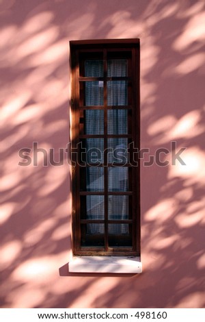 Shadow on a window