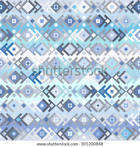 Geometric seamless pattern. Structure of brightly colored geometric shapes.