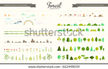 Similar – Image, Stock Photo Various plants in forest