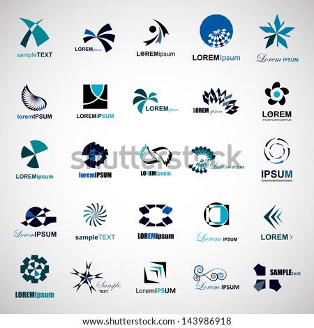 Business Icons Set - Isolated On Gray Background - Vector Illustration, Graphic Design Editable For Your Design. Business Logo