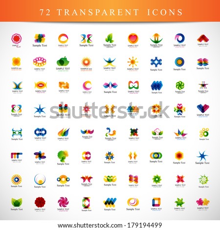 Unusual Icons Set - Isolated On Gray Background - Vector Illustration, Graphic Design Editable For Your Design