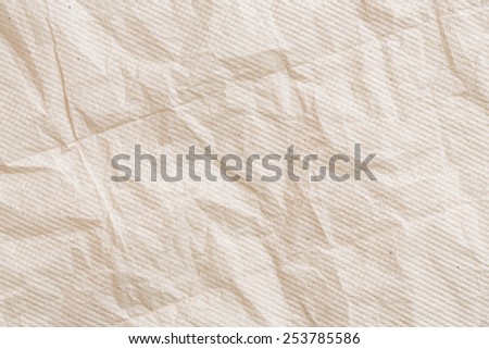 Close up crumpled tissue paper texture