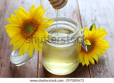 Sun flower honey