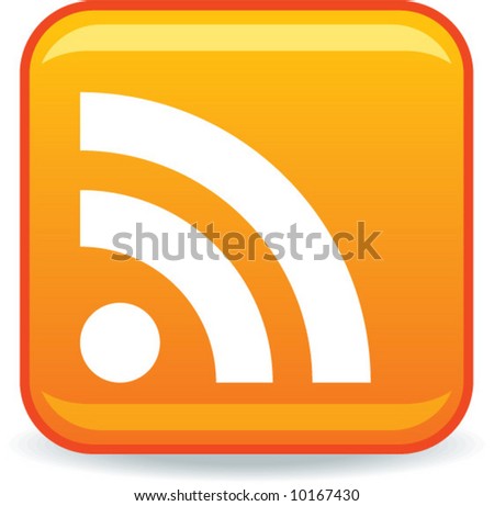 vector RSS feed icon